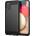 Forcell Противоударен Силиконов Калъф за Samsung A02S, Forcell Carbon Case, Черен (5903396091018)