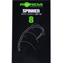 Korda háčky Spinner bez protihrotu 10 ks vel.8
