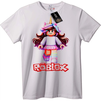 NOONEBRAND Тениска Roblox Еднорог Момиче - XS, Black