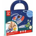 Hape Творчески комплект, Hape, Книжка за апликации с фолио, Космос