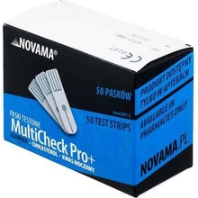 Novama Multicheck Pro + Testovacie Prúžky Na Glukózu 50 ks