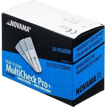 Novama Multicheck Pro + Testovacie Prúžky Na Glukózu 50 ks