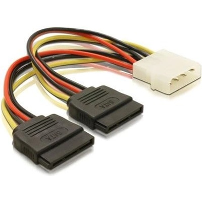 Delock Cable Power SATA HDD 2x > 4pin 60102 – Zboží Živě