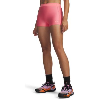 Under Armour Къси панталони Under Armour Women's Heatgear Performance Gym Shorts - Pink/Posh Pink