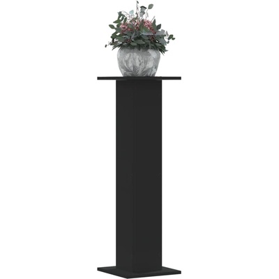 vidaXL Стойки за растения 2 бр черни 30x30x95 см инженерно дърво (3307874)