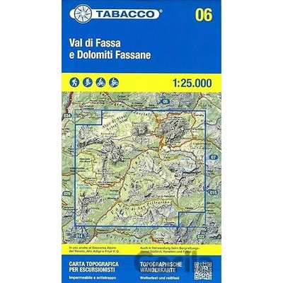 Val di Fassa e Dolomiti Fassane 1:25. 000