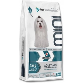 Pro Performance Dog Mini Adult Salmon Blueberry - храна за израснали кучета от малките породи със сьомга и боровинки, 7 кг, Турция