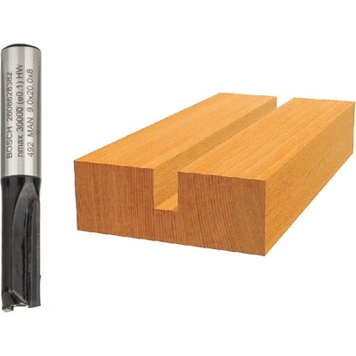 BOSCH Drážkovací fréza 8 mm, D1 9 mm, L 20 mm, G 51 mm 2608628382