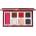 BH Cosmetics BH 7 Color Shadow Palette Garnet For January Сенки палитра 9gr