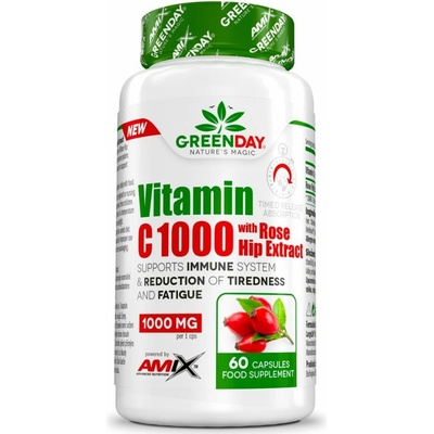 Amix Vitamin C 1000 s extraktem z šípků 60 kapsúl