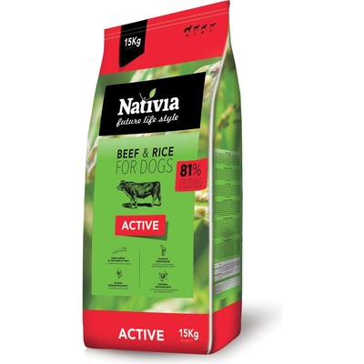 Nativia Dog Active 15 kg