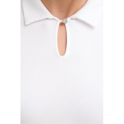 Calvin Klein тениска с яка дамска с модал (LV044G220G)