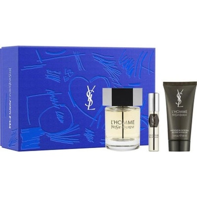 Yves Saint Laurent L'Homme EDT 100ml + Shower Gel 50ml + EDT 10ml комплект за мъже