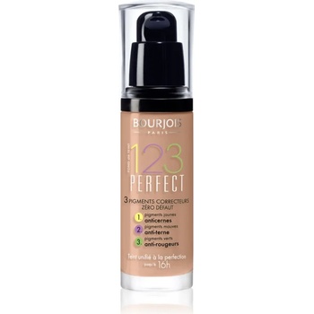 Bourjois 123 Perfect течен фон дьо тен за съвършен външен вид цвят 57 Hale Clair SPF 10 30ml