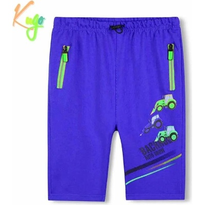 Kugo TM8235 Chlapecké 3/4 tepláky tyrkysová