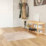 vidaXL Каса за килим MARSA Бежово 100 x 100 cm Полиестер и PVC (42023089)