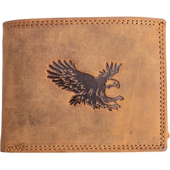 HL Luxusná kožená peňaženka s orlom