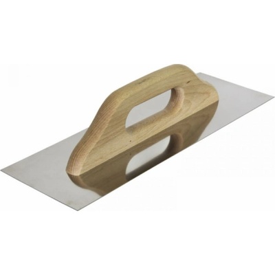 Dedra 15B002 Hladítko hladké, nerez 480 mm x 130 mm, dřevěná rukojeť buk