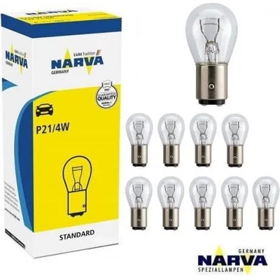 NARVA Крушка за кола P21/4W, 12V, Standard, BAZ15d (17881)