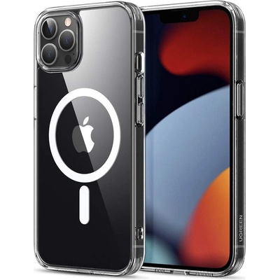 UGREEN MagSafe Protective TPU Case - термополиуретанов (TPU) кейс с вграден магнитен конектор (MagSafe) за iPhone 13 Pro (прозрачен)