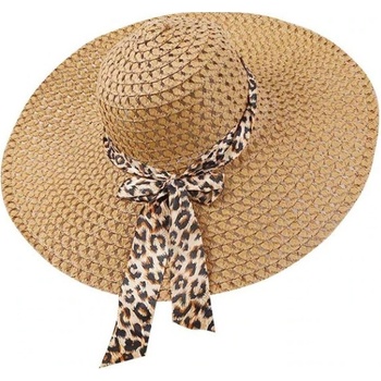 Dámský klobúk Miranda krémový Leopard