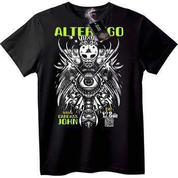 NOONEBRAND Тениска с черепа на алтер его - 5XL, White