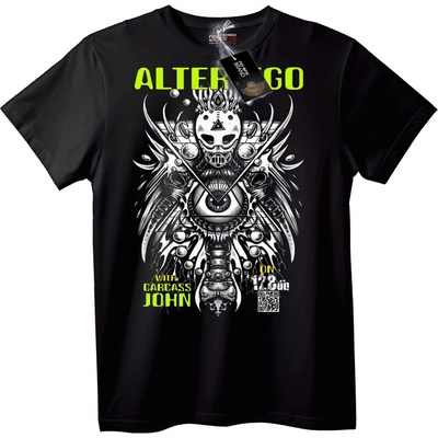 NOONEBRAND Тениска с черепа на алтер его - 5XL, White