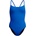 Speedo Дамски бански костюм Speedo Women's Solid Racerback 1 Piece Swimsuit - Zaffre Blue / Anthracite (150-4568-0615)