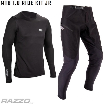 Leatt MTB 1.0 Ride Kit Junior Black 2025