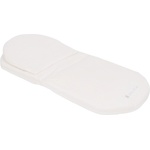Kikkaboo Матрак с възглавница за кош за новородено Kikkaboo - White Velvet, 80 х 35 cm (31107010009)