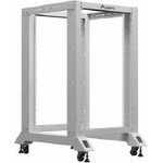Lanberg open rack 19 18U 600x800 grey (OR01-6818-S)