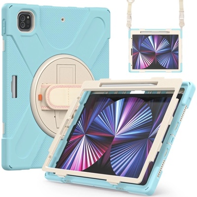Vsetkonamobil 57181 SOLID Odolný kryt pre Apple iPad Pro 12.9 2022 / 2021 svetlomodrý