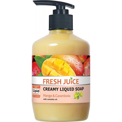 Fresh Juice krémové tekuté mýdlo mango s olejem z kamélie 460 ml