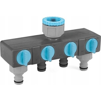 Cellfast Štvorcestný rozdelovač IDEAL 3/4" - 1"