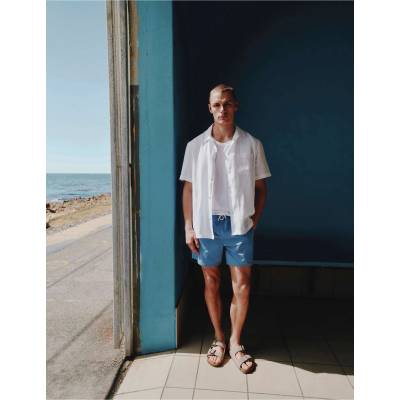 Marks & Spencer Риза от чист лен Marks & Spencer бяла Marks & Spencer | Byal | МЪЖЕ | XXL REG