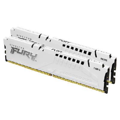 Памет Kingston FURY Beast White 32GB (2x16GB) DDR5 6000MHz CL36 KF560C36BWE2K2-32 (V32566)