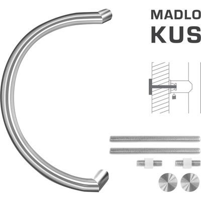 FT - MADLO kód K16 Ø 30 mm UN ks Rozteč madla: 300 mm, Dĺžka: 330 mm, Rozmer profilu madla: Ø 30 mm