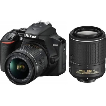 Nikon D3500 + AF-P 18-55mm VR + AF-S 55-200mm