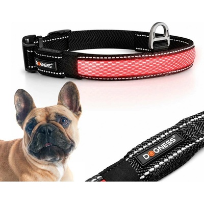 Dogness Obojek pro psa látkový svítící