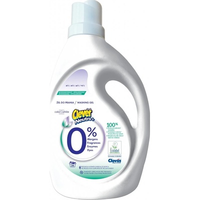 Clever Neutro+ Color & White hypoalergénny prací gél 1,56 l