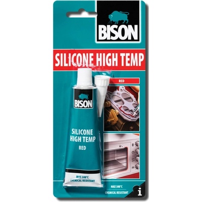 Bison Silicone High Temp 60 g čiervená