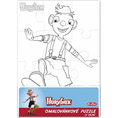 Efko HURVÍNEK Namaluj si sám obdélník 12 dielov