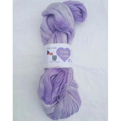 Klubíčka od srdíčka Single Kid Mohair Lila