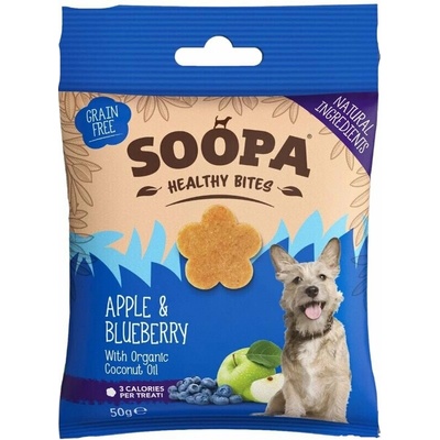 SOOPA Healthy Bites jablko & čučoriedky 50 g