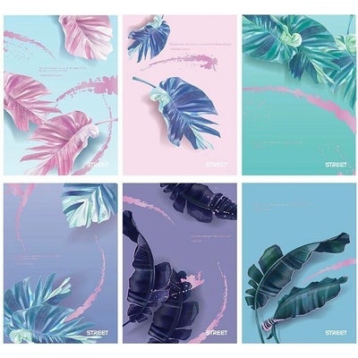 Eurocom Sešit BOTANIC A4 56l link. balení 10 ks