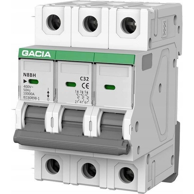 Jistič GACIA N8BH 10KA C 3P 20A