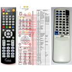GENERAL JVC RM-RXU1WT - съвместимо дистанционно управление на марката General (RM-RXU1WT) Дистанционно