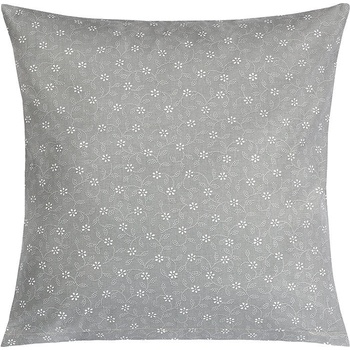 Bellatex vankúš Adéla sivý kvietok 40x40