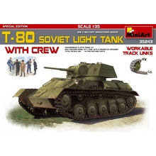 MiniArt T 80 Soviet Light Tank with Crew Special Edition 1:35