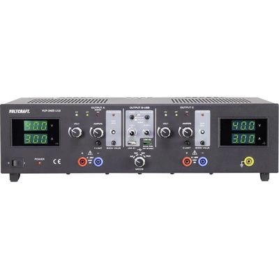 VOLTCRAFT VLP-2403 USB laboratorní zdroj s nastavitelným napětím, 0 - 40 V, 0.01 - 3 A, 273 W, OVP, výstup 4 x, VC-81468